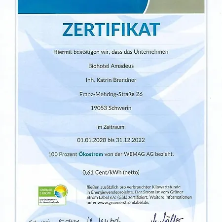 Hotel Biohotel Amadeus